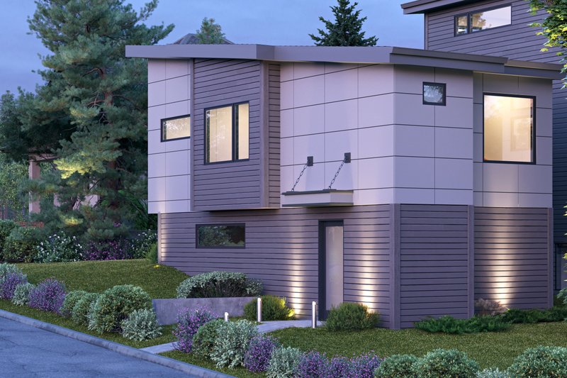 Dream House Plan - Photo 1 for Modern House Plan #1066-156 - 2 bed, 2 bath