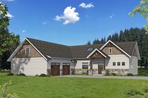 Farmhouse Exterior - Front Elevation Plan #117-958