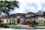 European Style House Plan - 5 Beds 5.5 Baths 5109 Sq/Ft Plan #417-436 