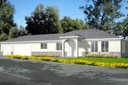 European Style House Plan - 3 Beds 2 Baths 2026 Sq/Ft Plan #1-1403 