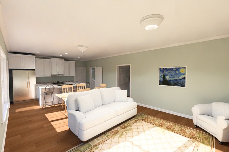 Architectural House Design - Interior - Family Room for Modern House Plan #513-2469 - 3 bed, 2 bath
