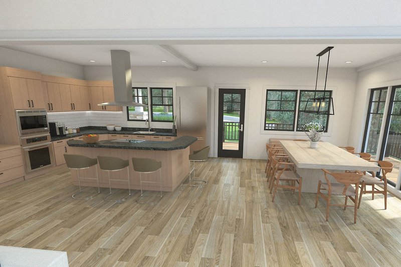 Dream House Plan - Interior - Kitchen 1 for Craftsman House Plan #124-680 - 3 bed, 2.5 bath