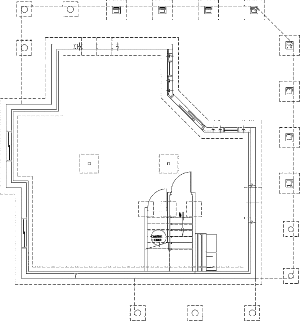 House Plan Design - Cottage Floor Plan - Lower Floor Plan #23-847