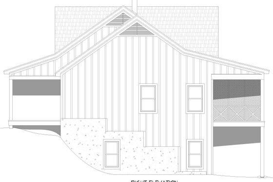 Exterior - Other Elevation for Farmhouse House Plan #932-388 - 4 bed, 3 bath