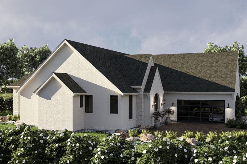 House Blueprint - Exterior - Other Elevation 1 for Modern House Plan #455-414 - 3 bed, 3.5 bath
