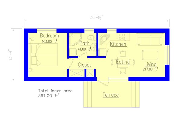 Modern Floor Plan - Main Floor Plan #549-37