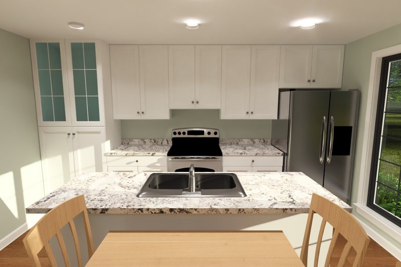 Architectural House Design - Interior - Kitchen for Cottage House Plan #513-2419 - 3 bed, 3 bath