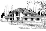 Traditional Style House Plan - 4 Beds 2.5 Baths 2663 Sq/Ft Plan #312-821 