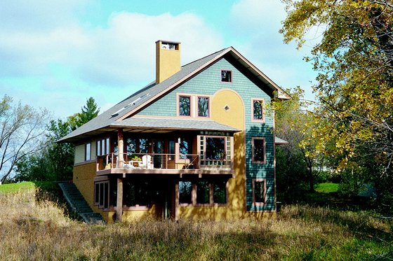 Exterior - Outdoor Living for Contemporary House Plan #454-3 - 3 bed, 2.5 bath