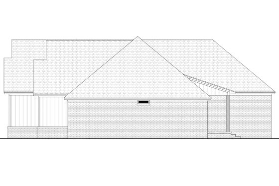 Exterior - Other Elevation 1 for Farmhouse House Plan #430-400 - 4 bed, 2.5 bath