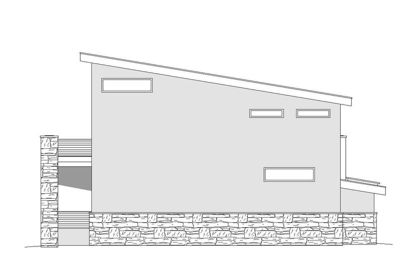 Dream House Plan - Exterior - Rear Elevation for Country House Plan #932-99 - 1 bed, 1 bath