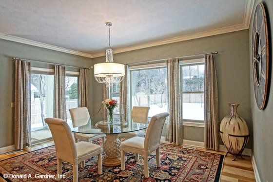 Interior - Dining Room for European House Plan #929-830 - 3 bed, 2.5 bath