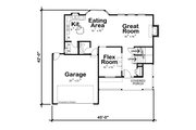 Craftsman Style House Plan - 4 Beds 2.5 Baths 1882 Sq/Ft Plan #20-2191 