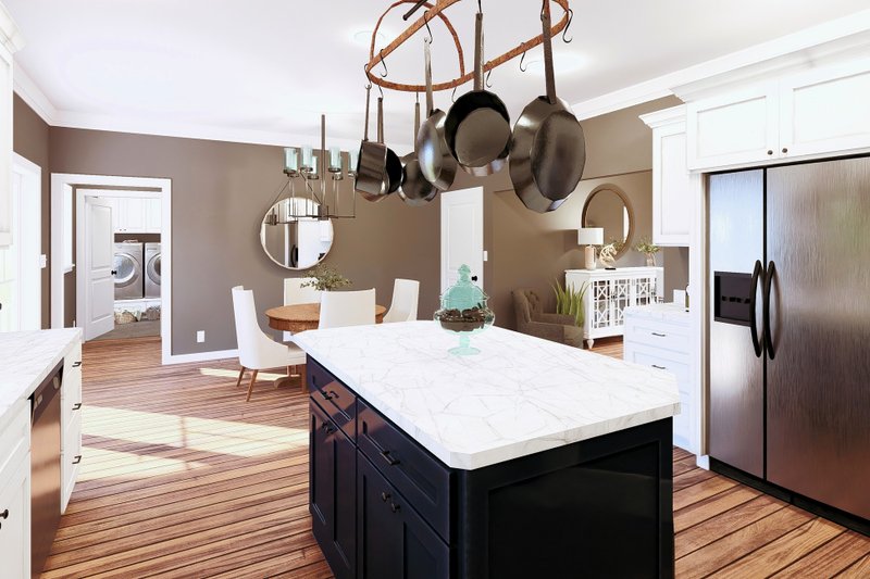 Architectural House Design - Interior - Kitchen for Bungalow House Plan #44-197 - 3 bed, 2.5 bath
