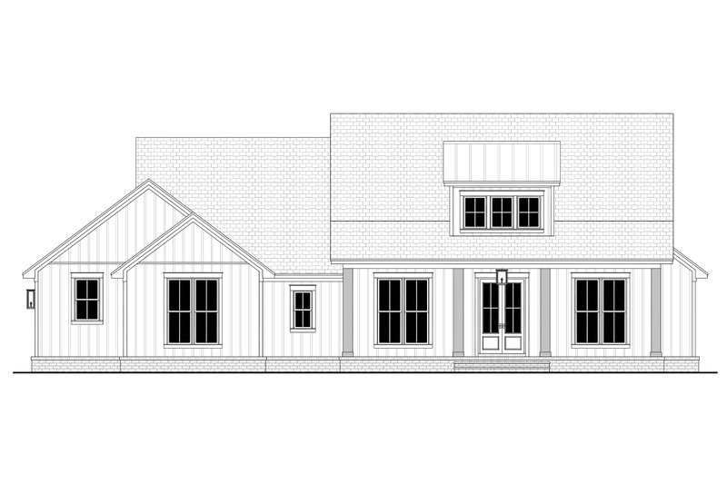 Dream House Plan - Exterior - Front Elevation 4 for Farmhouse House Plan #430-331 - 4 bed, 2.5 bath