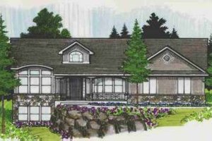Traditional Exterior - Front Elevation Plan #308-122