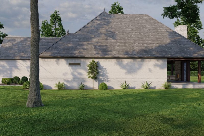 House Blueprint - Exterior - Other Elevation for European House Plan #17-3369 - 3 bed, 2.5 bath