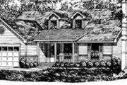 Country Style House Plan - 3 Beds 2 Baths 1440 Sq/Ft Plan #40-276 