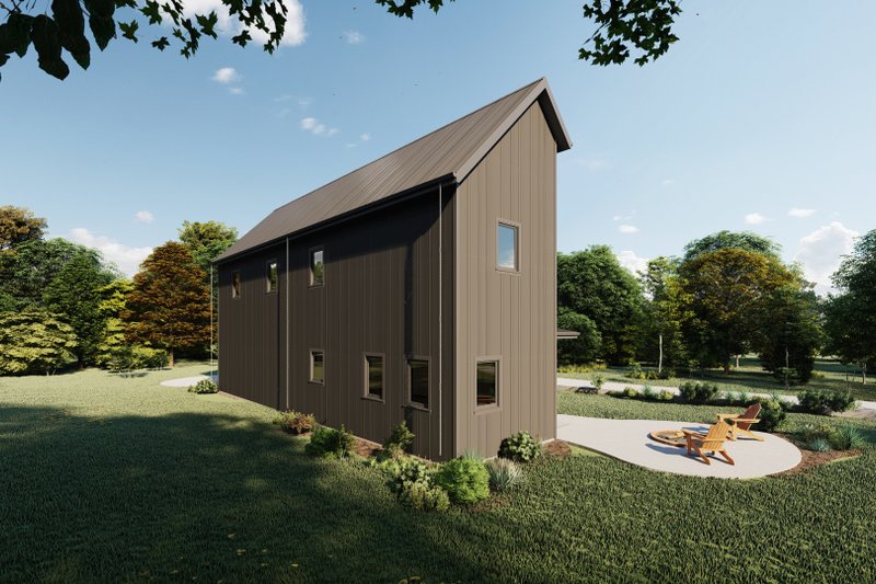 Architectural House Design - Exterior - Other Elevation 6 for Barndominium House Plan #1092-3 - 2 bed, 2.5 bath