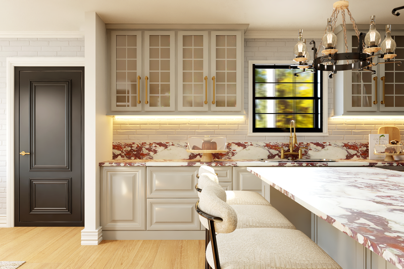 House Blueprint - Interior - Kitchen 2 for Barndominium House Plan #1064-424 - 4 bed, 2.5 bath
