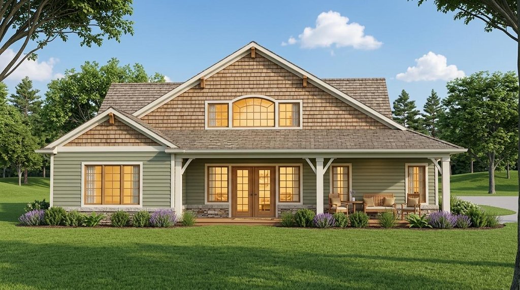 Exterior - Front Elevation 2 for Cottage House Plan #1064-345 - 3 bed, 3 bath