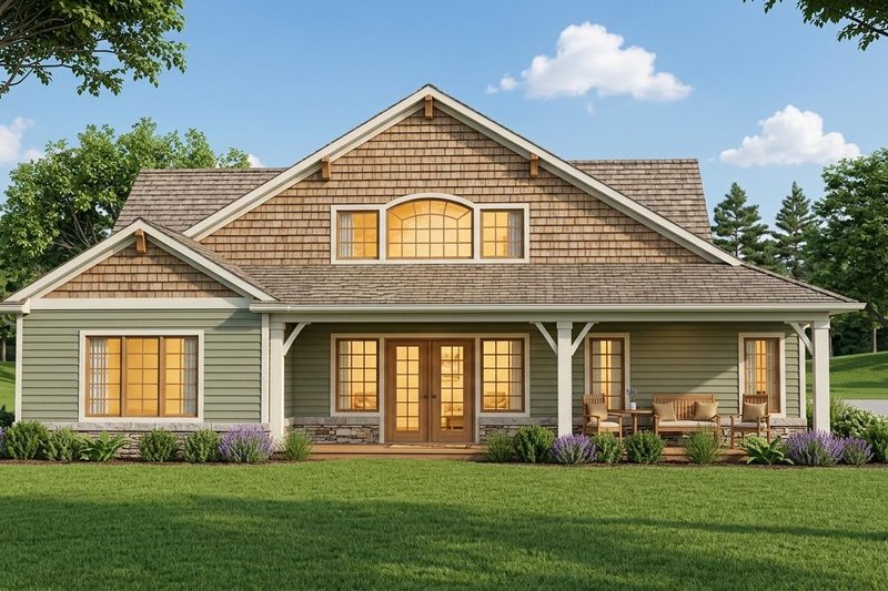 Exterior - Front Elevation 2 for Cottage House Plan #1064-345 - 3 bed, 3 bath