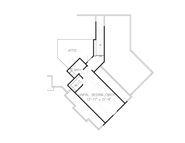 Architectural House Design - Craftsman Floor Plan - Other Floor Plan #54-491