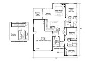 Ranch Style House Plan - 3 Beds 2 Baths 1819 Sq/Ft Plan #124-1044 