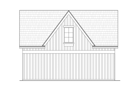 Exterior - Other Elevation 1 for Farmhouse House Plan #1108-3 - 1 bed, 1 bath
