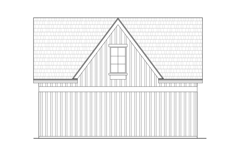 Dream House Plan - Exterior - Other Elevation 1 for Farmhouse House Plan #1108-3 - 1 bed, 1 bath