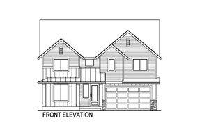 Exterior - Front Elevation 3 for Farmhouse House Plan #569-56 - 5 bed, 3 bath