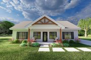 Farmhouse Style House Plan - 3 Beds 2 Baths 1496 Sq/Ft Plan #126-271 