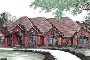 Home Plan - European Exterior - Front Elevation Plan #310-433