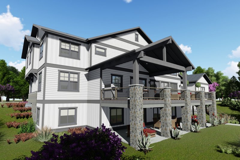 Dream House Plan - Right Rear