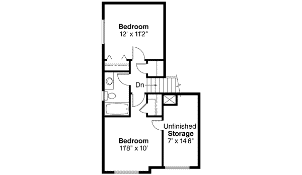 Architectural House Design - Floor Plan - Upper Floor Plan #124-471