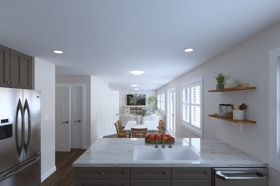 Interior - Kitchen 1 for Farmhouse House Plan #1060-407 - 4 bed, 3.5 bath