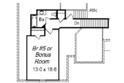 European Style House Plan - 5 Beds 3.5 Baths 3258 Sq/Ft Plan #329-293 