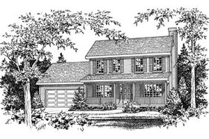 Exterior - Other Elevation for Farmhouse House Plan #22-202 - 3 bed, 2.5 bath