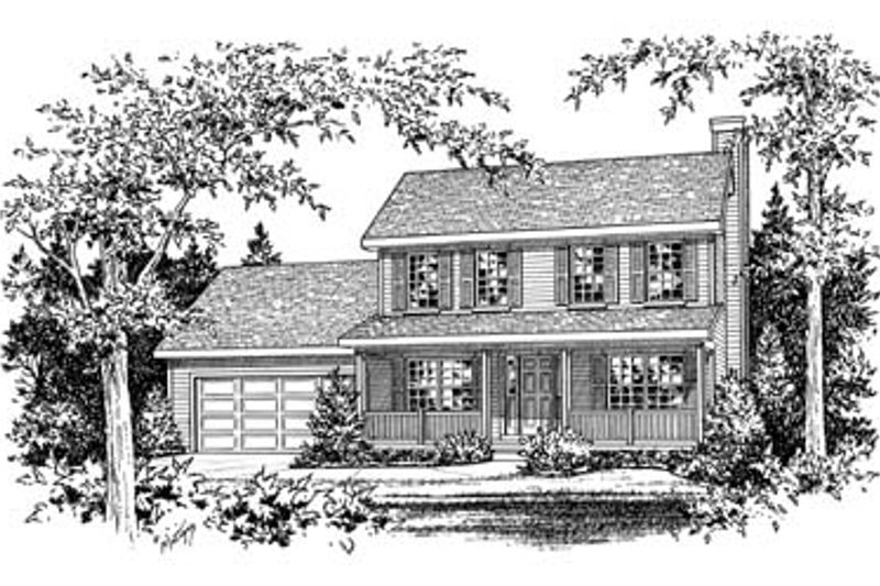 Dream House Plan - Exterior - Other Elevation for Farmhouse House Plan #22-202 - 3 bed, 2.5 bath