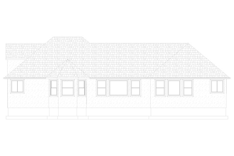 House Design - Exterior - Rear Elevation 1 for Country House Plan #1060-253 - 3 bed, 2 bath