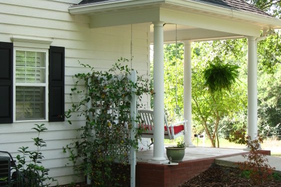 Exterior - Covered Porch for Country House Plan #44-155 - 3 bed, 2.5 bath