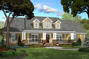 Country style Plan 430-47 front elevation