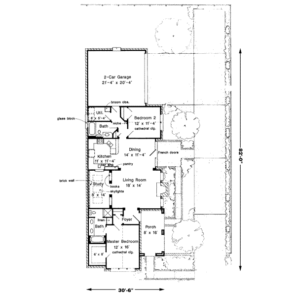 House Design - European Floor Plan - Main Floor Plan #410-152
