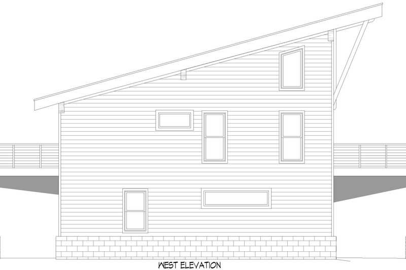 Dream House Plan - Exterior - Other Elevation for Contemporary House Plan #932-1109 - 2 bed, 2.5 bath