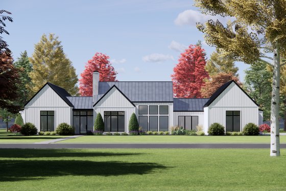 Modern Design with Three-Car Garage