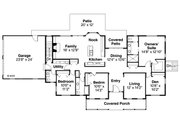Country Style House Plan - 3 Beds 2.5 Baths 2233 Sq/Ft Plan #124-1023 