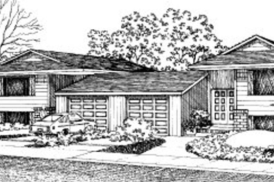 Exterior - Front Elevation for Traditional House Plan #303-148 - 2 bed, 1.5 bath