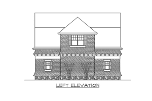 Exterior - Other Elevation 1 for Traditional House Plan #132-191 - 1 bed, 1 bath