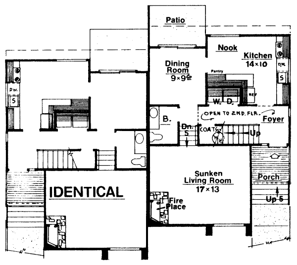 Contemporary Floor Plan - Main Floor Plan #303-226