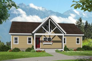 Home Plan - Southern Exterior - Rear Elevation Plan #932-804